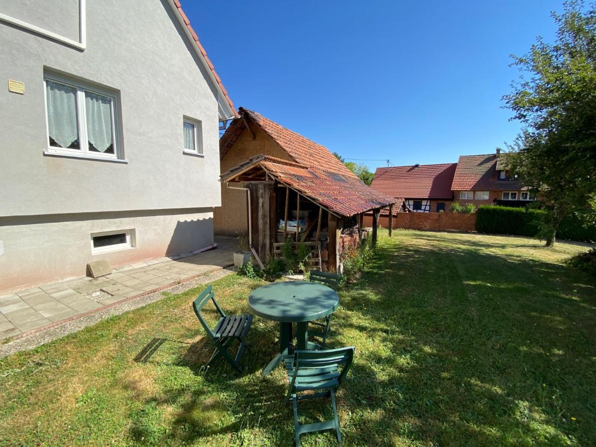 Ferienwohnung Elsasslogie im Winzerdorf Cleebourg Exterior foto
